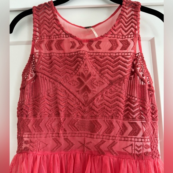 [Free People] Sheer Laced Tunic Dress - Picture 5 of 7